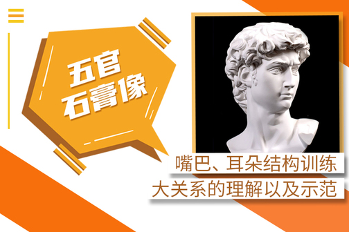 素描教程之素描五官的画法