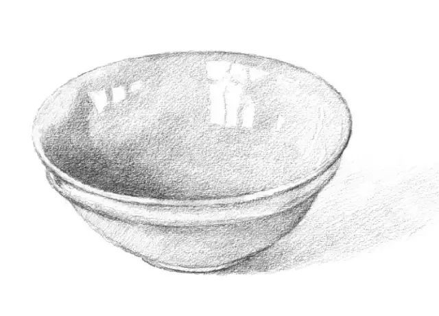 美术基础入门教程：素描瓷碗的步骤