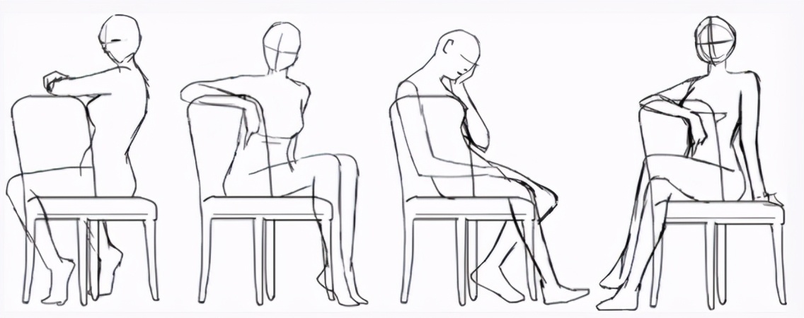 人物坐姿的训练有哪些技巧？