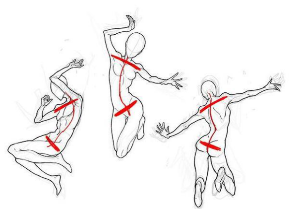 教你如何正确的绘制人体各种动作姿势
