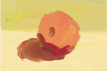 色彩红苹果的画法（2）