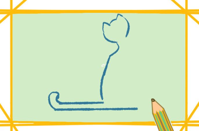 漂亮的黑猫的教程步骤怎么画简单好看