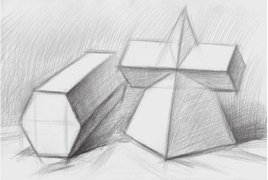 两个几何体的画法步骤二