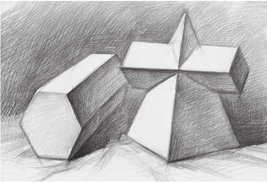 两个几何体的画法步骤三