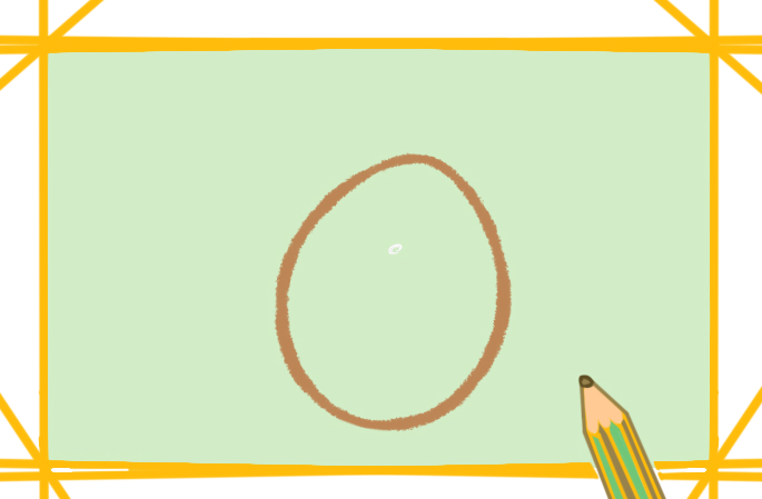 万圣节的漂亮彩蛋简笔画教程步骤图片