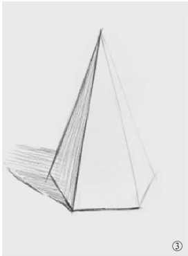 六棱锥体结构怎么画（2）