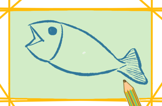 好看的鱼简笔画教程步骤简单