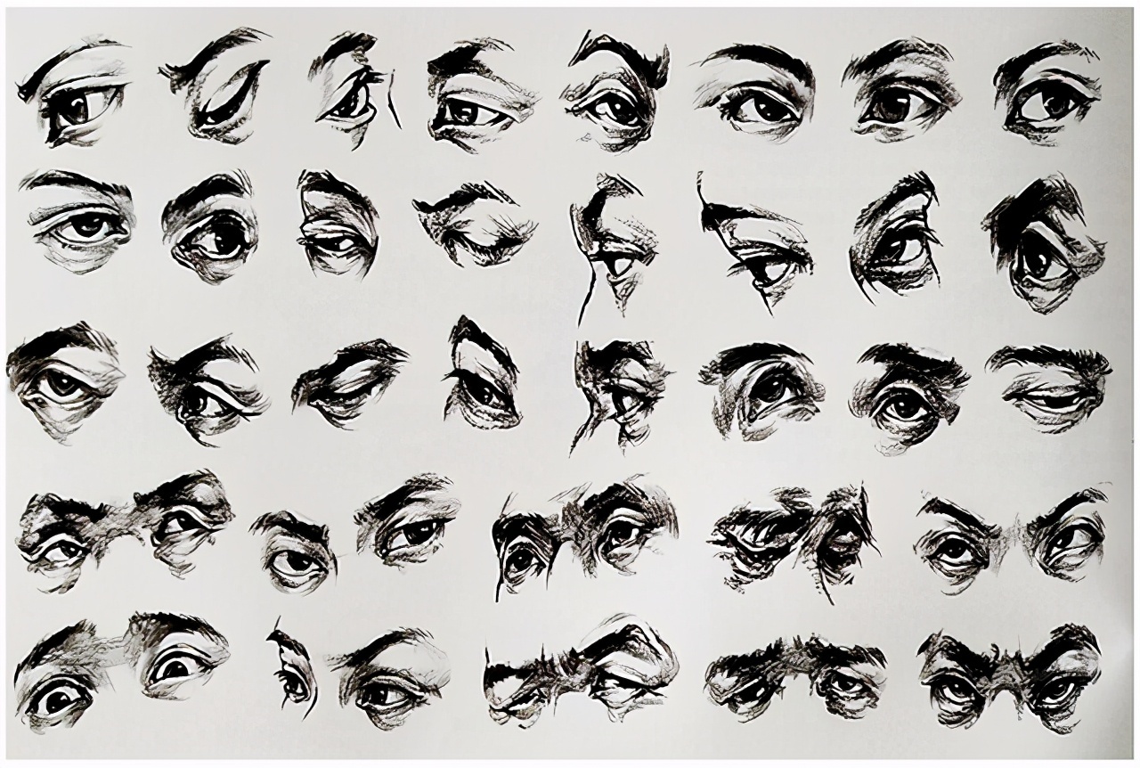 速写人物教程：眼睛的画法