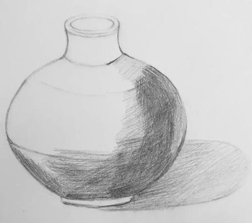 素描静物教程：陶罐的画法