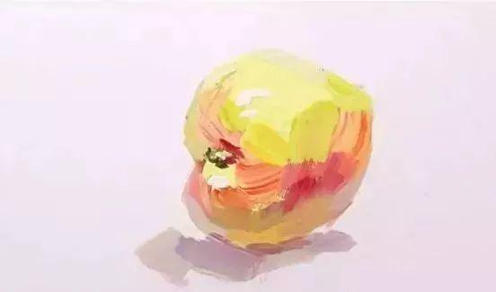 色彩静物怎么画？色彩桃子的绘画步骤！