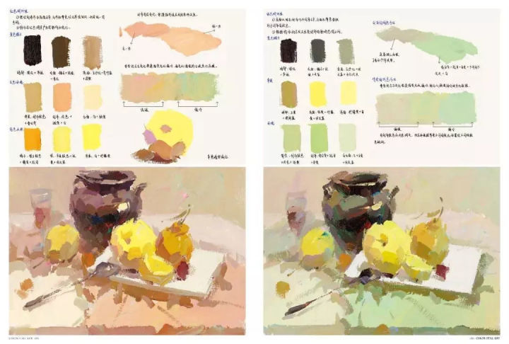 【色彩教程】色彩绘画过程中常见的问题，绘画步骤以及构图方法。