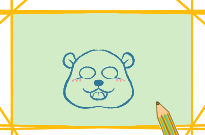 一步一步画熊猫的图片怎么画简笔画