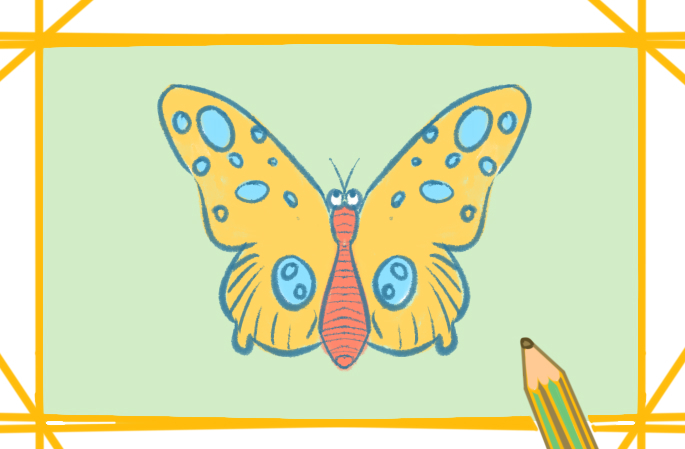 一步一步教你画蝴蝶怎么画儿童画