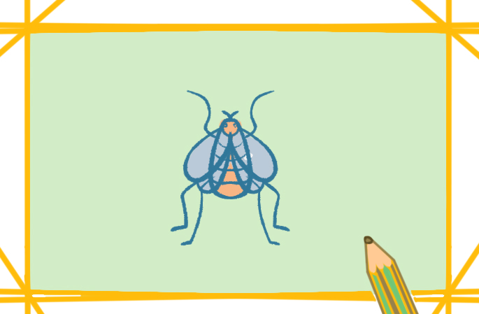 简单的蚊子画法简笔画图片步骤图