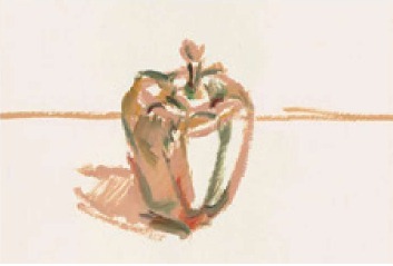 色彩青椒的画法（1）
