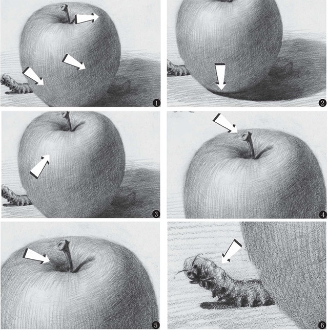 素描苹果怎么画