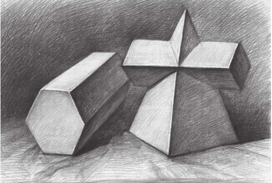 两个几何体的画法步骤四