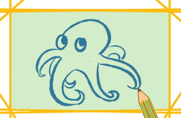 拟态章鱼怎么画图片
