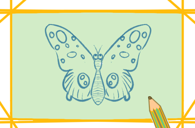 一步一步教你画蝴蝶怎么画儿童画